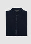 AUTUMN CASHMERE SHORT SLEEVE SPORT SHIRT IN NAVY FOG