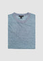 AUTUMN CASHMERE T-SHIRT IN LAGOON LINEN