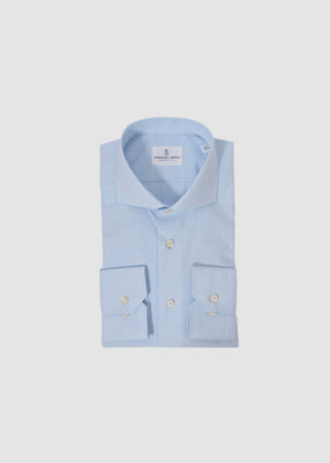 EMANUEL BERG WINDOW DRESS SHIRT IN POWDER BLUE 