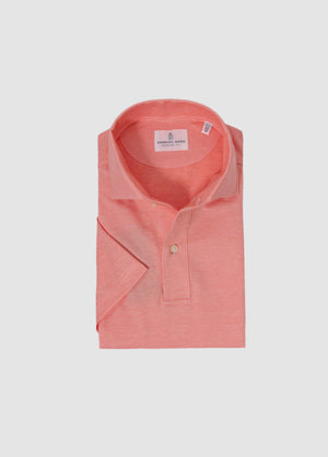 EMANUEL BERG SHORT SLEEVE ORANGE POLO