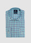 JOHNNIE-O LONG SLEEVE SPORT SHIRT ANSEL IN LAGUNA BLUE