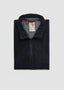 RELWEN SHEARED FLEECE HALF ZIP IN DARK NAVY