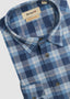 BORGO LONG SLEEVE SPORT SHIRT IN MULTI BLUE PLAID