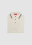 ISAIA SHORT SLEEVE KNIT POLO IN WHITE