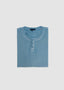 PATRICK ASSARAF TSHIRT IN COUNTRY BLUE HENLEY