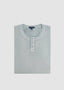 PATRICK ASSARAF T-SHIRT IN SEAFOAM HENLEY