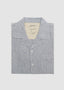 CROSSLEY SHORT SLEEVE SPORT SHIRT IN LIGHT STRIPE CAMP