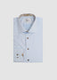 STENSTROMS DRESS SHIRT IN BLUE WITH FLORAL 