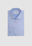 STENSTROMS DRESS SHIRT IN BLUE NEAT COOL 