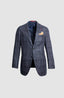 ISAIA SOFT WOOL SLIKY TWEED SPORT COAT IN MED BLUE