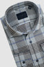 CALDER CHECKERED LONG SLEEVE SPORT SHIRT IN SKY BLUE PLAID
