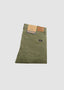 FAHERTY 5 POCKET STRETCH TERRY IN ISLAND OLIVE