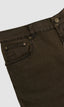 PESCAROLO 5 POCKET JEAN DYED IN BROWN GREY SELVEDGE