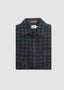 FAHERTY LEGEND CHECKERED SWEATER SHIRT IN NAVY WOODLAND