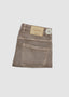 TELERIA ZED 5 POCKET SELVEDGE JEAN IN TORTORA