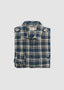 FAHERTY LEGEND PLAID SWEATER SHIRT IN GOLDEN LAKE