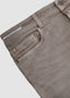 TELERIA ZED 5 POCKET SELVEDGE JEAN IN TORTORA