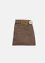 TELERIA ZED 5 POCKET SAND BLASTED COMFORT TWILL IN FANGO