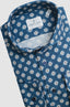 EMANUEL BERG BLUE PRINT JERSEY STRETCH SPORT SHIRT 