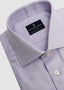 EMANUEL BERG MICRO CHECKERED DRESS SHIRT IN YOGA LAVENDER
