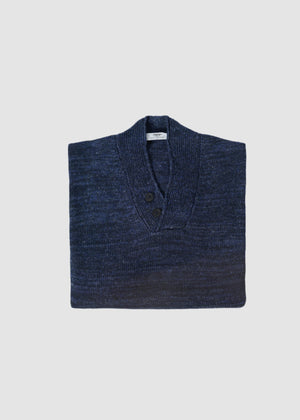 INIS MEAIN SWEATER IN NAVY MARL