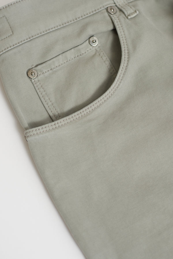 5 Pocket Cotton Cashmere Stretch Tricotine In Dove