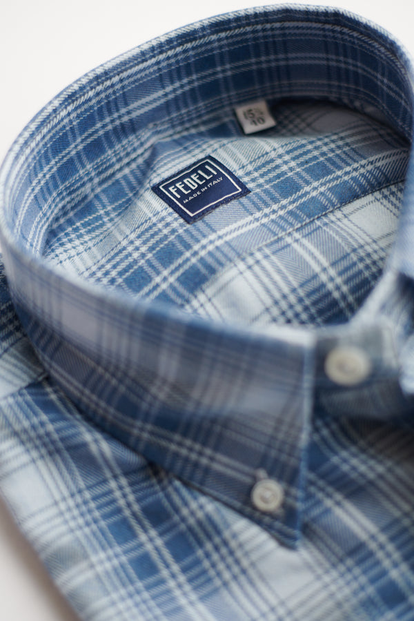 Luxe Flannel in Blue