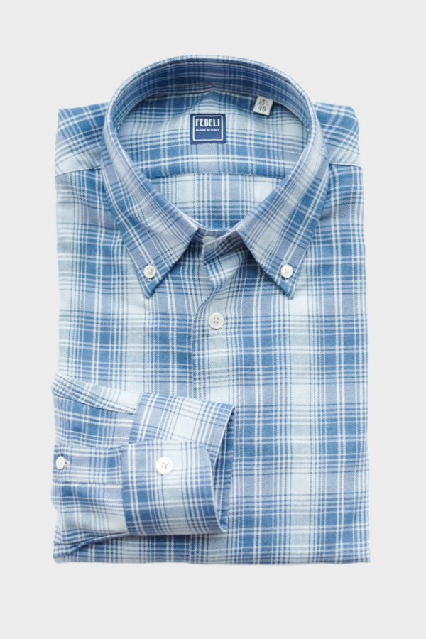 Luxe Flannel in Blue