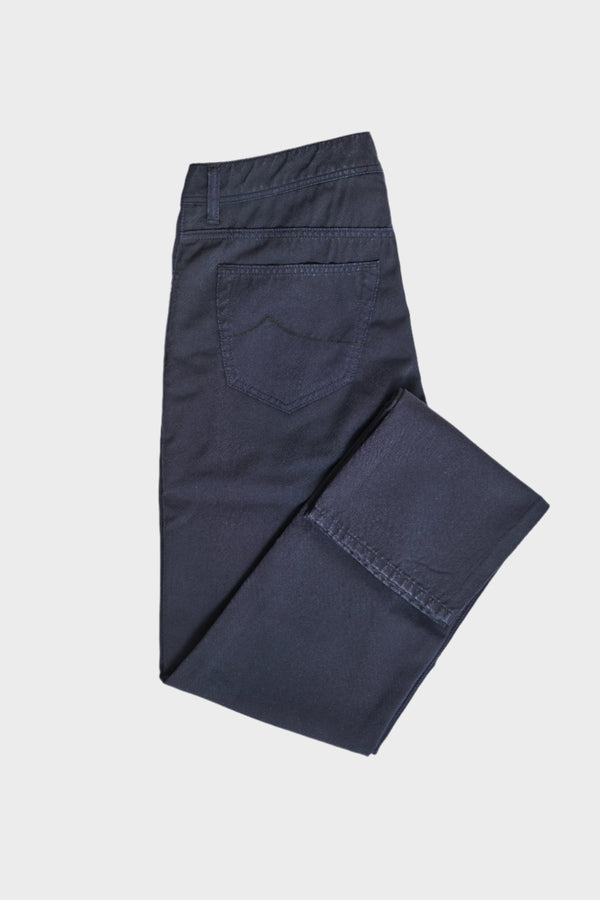 5 Pocket Navy Wool