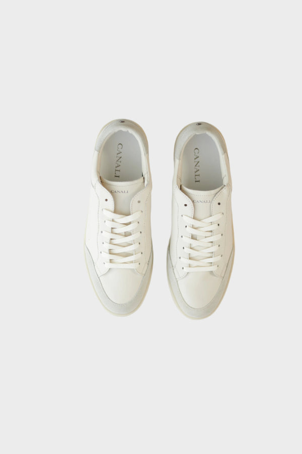 Leather Sneaker In White