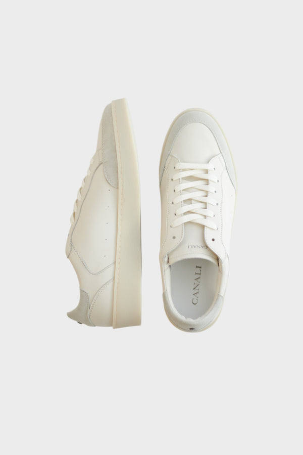 Leather Sneaker In White