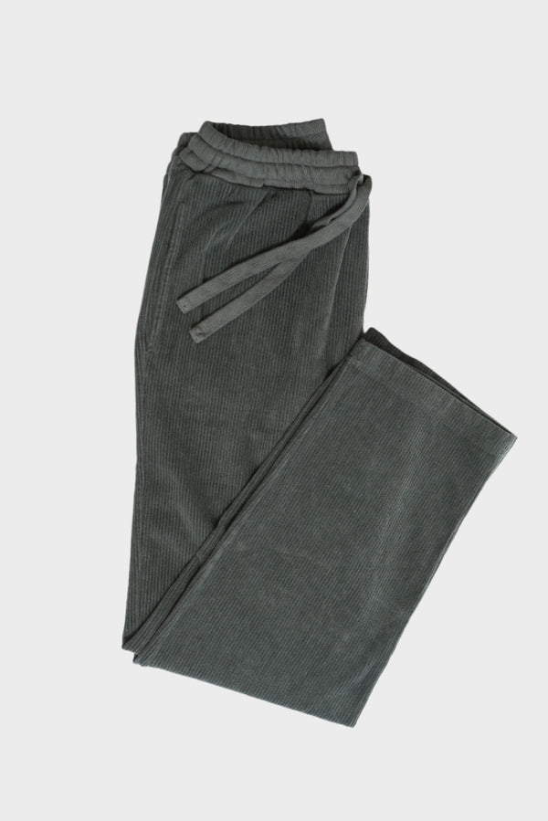 Activewear Grey Stretch Cord Jogger