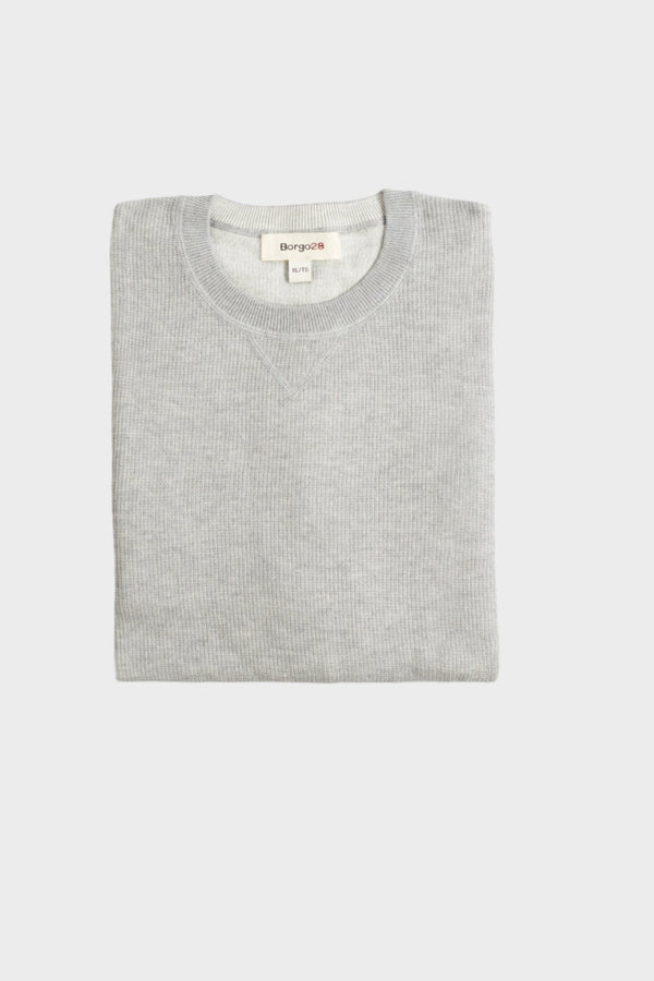 Activewear Cotton/Cashmere Rev Crew