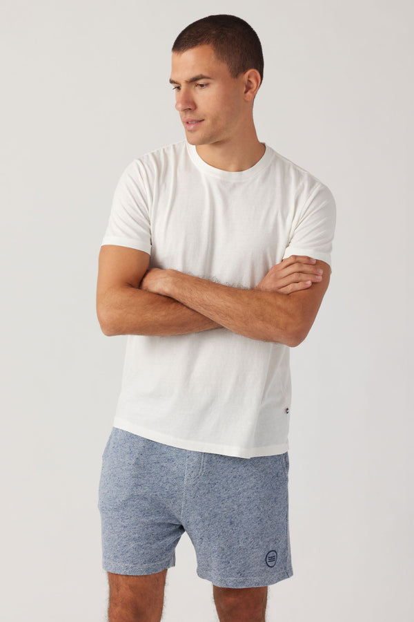 INDIGO PIQUE SHORT