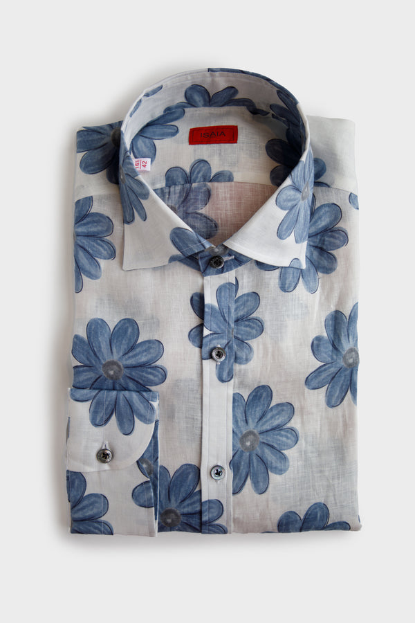 Long Sleeve Sport Shirt in Floral